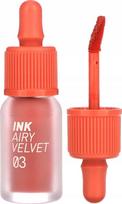 lupu tintas - Peripera Ink Airy Velvet lūpų dažai 4 g 003 Cartoon Coral - 2 nuotrauka
