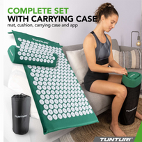 akupunkturinis kilimelis - Tunturi Acupressure masažinis kilimėlis 14TUSYO068, Pilkas (Grey) - 1 nuotrauka