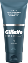 gillette body intimate - Gillette Body & Intimate 2in1 Skutimosi kremas ir valiklis, 177 ml - 2 nuotrauka