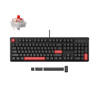 klaviatura zaidimams - Keychron Lemokey X3 (X3-A1), US, Linear Raudona Switches, Juodas (Black) - 2 nuotrauka