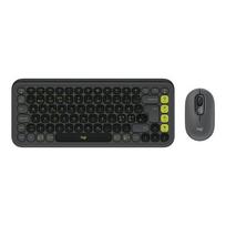 logitech klaviatura ir pele - Logitech POP Icon Combo, Grafitas (Graphite) - 1 nuotrauka