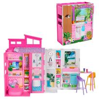 barbes priedai - Mattel Barbie HRJ76 lėlių namelis su priedais - 1 nuotrauka