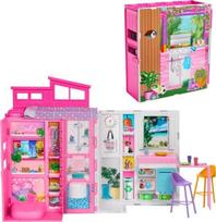 barbes priedai - Mattel Barbie HRJ76 lėlių namelis su priedais - 2 nuotrauka