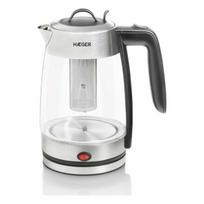 kettle tea - Haeger EK-22F.020A 1.8L Nerūdijančiojo plieno/Skaidri (Stainless Steel/Clear) - 1 nuotrauka