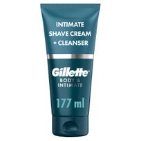 gillette body intimate - Gillette Body & Intimate 2in1 Skutimosi kremas ir valiklis, 177 ml - 3 nuotrauka