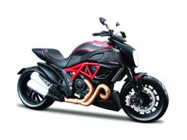 MAISTO motociklas Ducati Diavel Carbon, 1:12, juodas (Black)