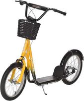reguliuojamos aukscio - HOMCOM Vaikiškas paspirtukas, reguliuojamo aukščio, oranžinis (Orange) - 1 nuotrauka