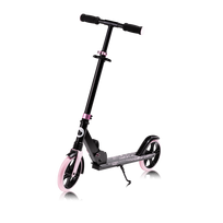 paspirtukas vaikams rozinis - LIONELO paspirtukas LUCA, juodas/rožinis (Black Carbon Pink) - 3 nuotrauka