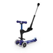 mini micro paspirtukas - MICRO 3in1 Deluxe Plus LED Paspirtukas, Mėlynas (Blue) - 1 nuotrauka