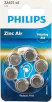 klausos aparatai pigu lt - Philips ZA675 Zinc Air 1.4V, 6 vnt. - 1 nuotrauka