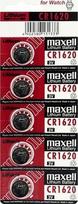 Maxell CR1620, 3V, 5 vnt.