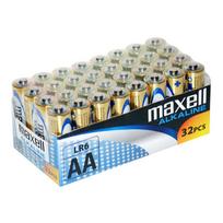 baterijos maxell - Maxell AA LR6 Šarminės baterijos 32 vnt. - 4 nuotrauka