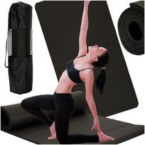 PROfit Yoga Mat 185x80x1.5cm Juodas (Black)