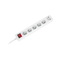 ilgintuvas 3 lizdu usb - Rebel URZ3203-3 Ilgiklis 5 lizdai + 2 USB su jungikliu 3 m - 2 nuotrauka