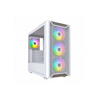 pc case - Montech XR Wood Baltas (White) - 1 nuotrauka