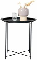 House Nordic Bastia Šoninis staliukas, juodas (Black), Ø47 cm x 50 cm