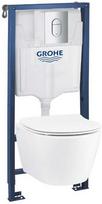 GROHE Solido 4in1 pakabinamo unitazo komplektas su Serel Rimless, 101046SH0H