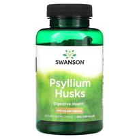 SWANSON Psyllium lukštai 610 mg, 100 kapsulių