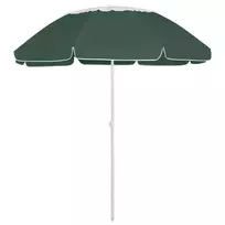 vidaXL Paplūdimio skėtis nuo saulės, žalias (Green), 300 cm