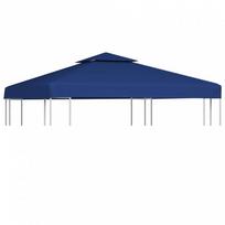 vidaXL Pakaitinis pavėsinės uždangalas, tamsiai mėlynas (Dark Blue), 3x3 m