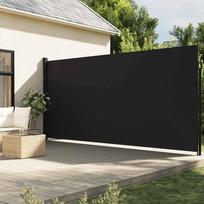 vidaXL Ištraukiama šoninė markizė, juoda (Black), 200x600cm
