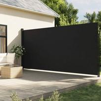 lauko stogine pavesines - vidaXL Ištraukiama šoninė markizė, juoda (Black), 200x600cm - 2 nuotrauka