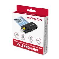 sd card usb c reader - Axagon CRE-SMP2A USB-A + USB-C išmanusis kortelių skaitytuvas Juodas (Black) - 2 nuotrauka