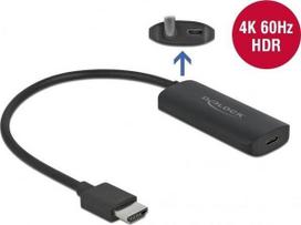 DeLOCK HDMI-A į USB Type-C adapteris 4K 60 Hz Juodas (Black)