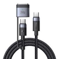Mcdodo CA-0140 2-in-1 USB-C į USB-C + Magsafe 3 laidas 2m Juodas (Black)