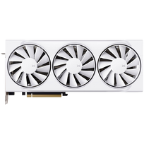 white gpu - XFX Swift Radeon RX 9070 XT 16GB GDDR6 ,  Baltas (White) ,  3 Ventiliatoriai (Triple Fan) - 2 nuotrauka