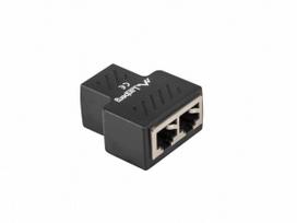 Lanberg ADS-RJ45-2RJ45-OS Juodas (Black)
