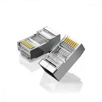 UGREEN RJ45 (8P8C) CAT6/6a STP kištukas ekranuotas daugiavieliam ir monolitiniam kabeliui (100 vnt)