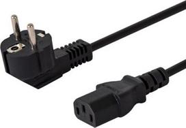 angled c13 - Savio CL-182 Maitinimo kabelis CEE 7/7 (E/F) – IEC C13 10m - 1 nuotrauka