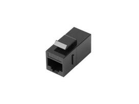 cat6 rj45 keystone - Lanberg KSU6-3000 Keystone modulis Juodas (Black) - 1 nuotrauka