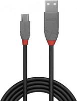 kabelis usb type a to type b - Lindy USB 2.0 Type A į Micro-B kabelis 3m Anthra (Pilka) - 2 nuotrauka