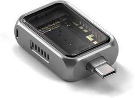 adapter ssd usb - Satechi ST-E2230M Mini NVMe SSD korpusas - USB-C adapteris NVME SSD diskui 2230 (pilka) - 1 nuotrauka
