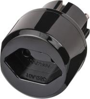 adapteris kelioninis - Brennenstuhl 1508480 Kelionių adapteris ES į Šveicariją Juodas (Black) - 1 nuotrauka