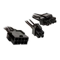Akasa 8-pin ATX PSU to 8+4 pin ATX adapteris 0.15m Juodas (Black)