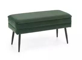 Minkštasuolis Halmar VELVA, tamsiai žalias/juodas (Dark Green/Black)
