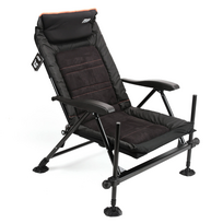 Žvejybinė kėdė Saenger MS Range Feederchair II, juoda/žalia (Black/Green)