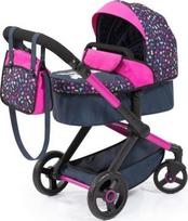leles vezimelis - Bayer - Dolls Pram Xeo - Mėlyna/Rožinė (17080AA) - 1 nuotrauka