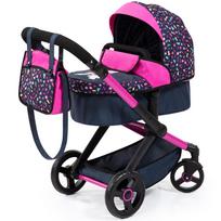 leles vezimelis - Bayer - Dolls Pram Xeo - Mėlyna/Rožinė (17080AA) - 2 nuotrauka