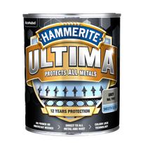 dazai metalui - Emaliniai dažai Hammerite Ultima Smooth, juodi (Black), 0.7 l - 1 nuotrauka