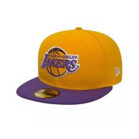 Kepurė su snapeliu NEW ERA - Los Angeles Lakers NBA Basic Cap 10861623 Geltona (Yellow)