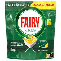 fairy platinum - Indaplovių kapsulės Fairy All in One Lemon, 116 vnt. - 1 nuotrauka
