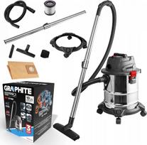 profesionalus dulkiu siurblys - Graphite 58GE124 Dulkių siurblys Energy+ 18V Li-lon, šlapias ir sausas, 20L - 1 nuotrauka