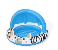 Bestway 52559 Pripučiamas baseinas Zebra, mėlynas/baltas/juodas, 97 x 66 cm, 26 l