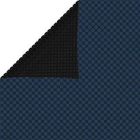 vidaXL saulę sugerianti baseino plėvelė, juoda/mėlyna, 400x200cm, PE
