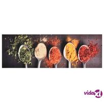 vidaXL Virtuvės kilimas, 45x150 cm, pilkas (Gray)