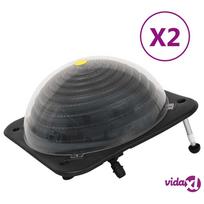 Bestway Baseino šildytuvai, 2vnt., 75x75x36 cm, HDPE ir aliuminis